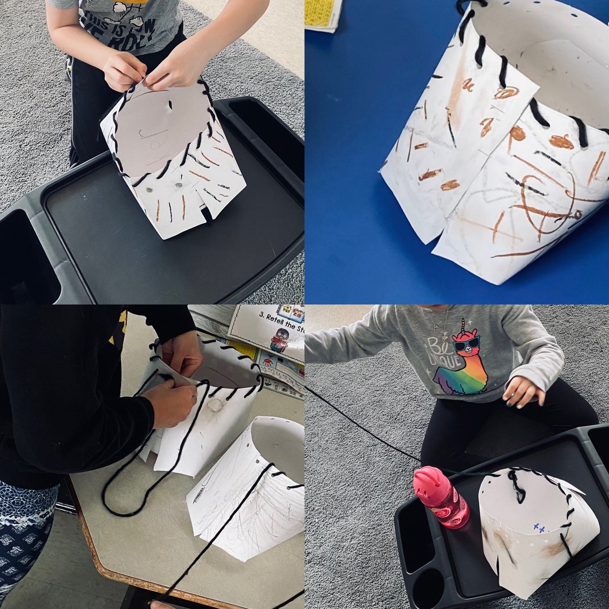 lorwayk's tweet photo. Students in the grade 2/3 class @FelixMarchandEC created beautiful faux birch bark baskets to collect their learning as they move through our inquiry unit in Social Studies. @SRCE_NS #FNIM #art #inquirybasedlearning https://t.co/hK6x2Rxgr7
