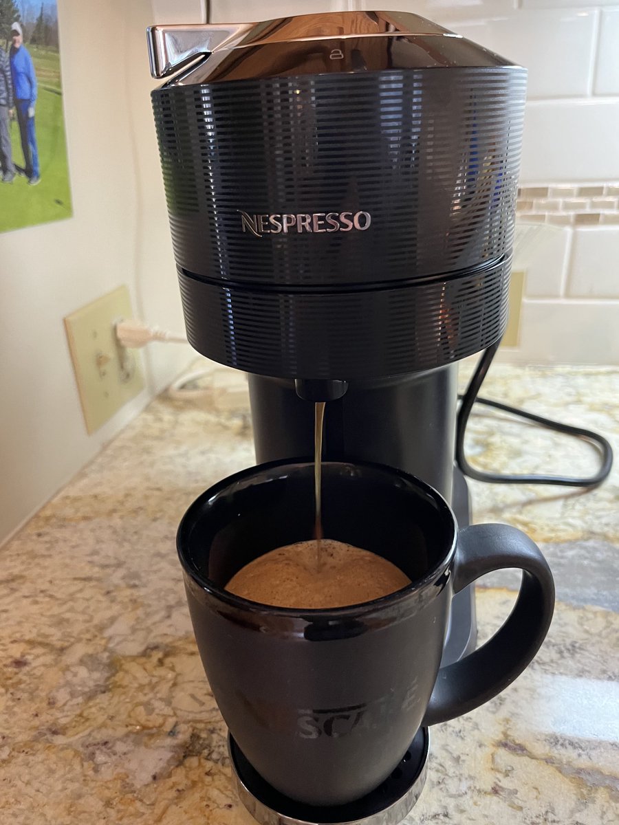 ⁦<a href="/NespressoUSA/">Nespresso USA</a>⁩ #delishcoffee #firstcup dream coming true with a #NespressoVertuonext