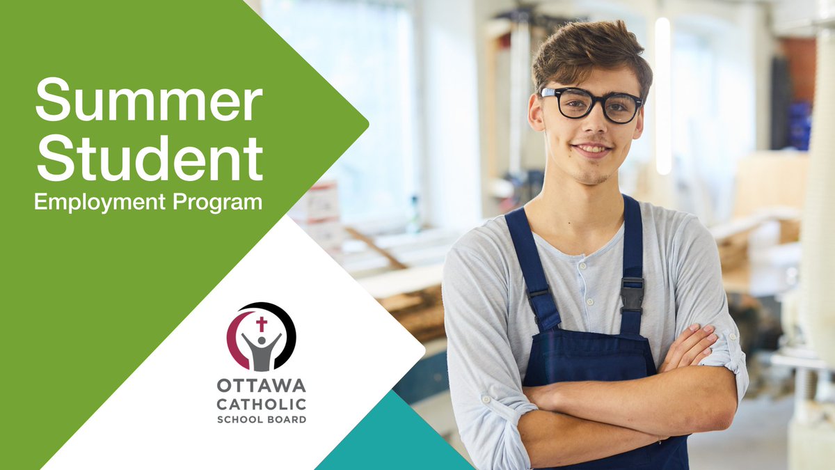 📣 Are you a student looking for Summer work? ✨ We're hiring for our Summer Student Employment Program. Apply Today: drive.google.com/file/d/1NQR0tJ… #ocsbBeCommunity #ottjobs