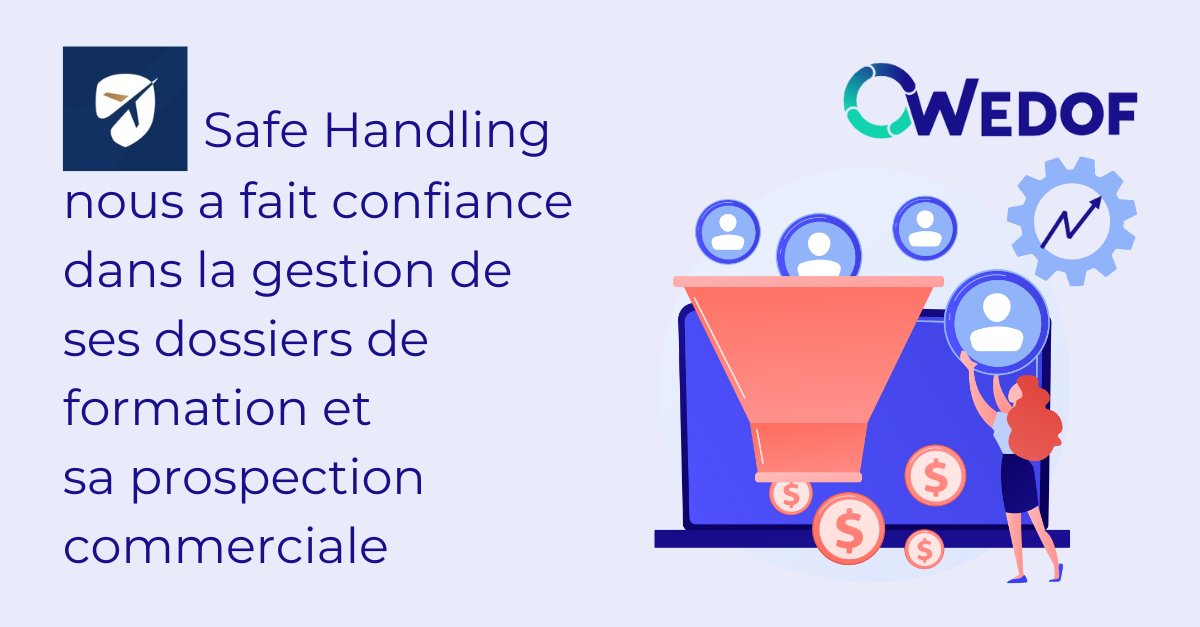 #Wedof est heureux de compter #SafeHandlingTraining comme un de ses organismes de formation collaborateurs. 🔔

#dossiercpf #edof #gestionformations #organismedeformation #logicielformation #apiformation