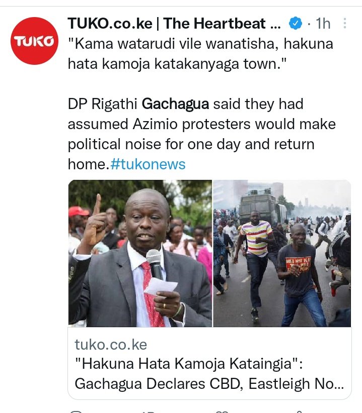Devolve_Mirror's tweet photo. Did you know DP @rigathi Gachagua is the only UNVETTED Public Official? B4 President Ruto got the delegated power from @Kenyans, he SELECTED him over @KindikiKithure/@NdindiNyoro.

Riggy G got ONLY ONE VOTE ya @WilliamsRuto. So, even election losers are more leaders than Rigg G. https://t.co/3IGJVvK9KW