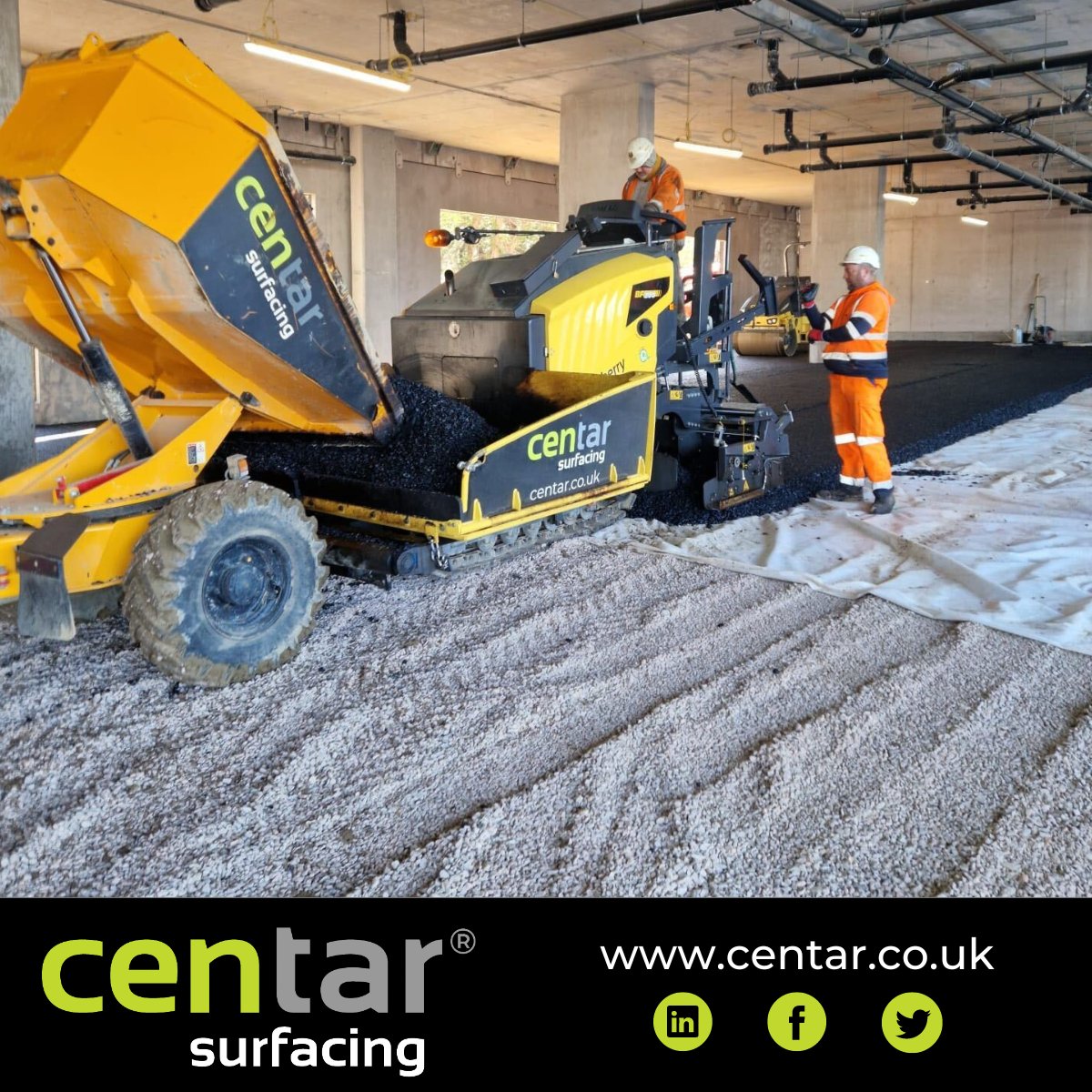 CentarSurfacing's tweet photo. πMulti-story carpark, Essex
Our mini paver Turnberry is perfect for working in restricted areas with low head room... squeezing through the tightest of spaces. Whatever the job, we get it done!
#centarsurfacing #newproject #minipaver #machinery https://t.co/CHU11lF0gz
