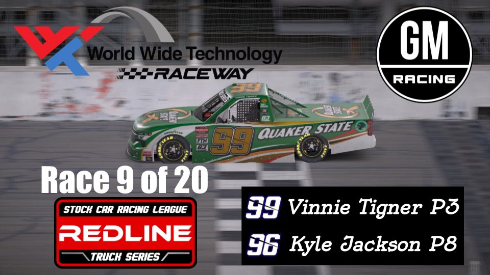 GMRacingUpdates's tweet photo. Low car count for the team and the league as a whole in @SCRL_Official at Gateway, but we managed to bring home a podium and 2 top 10s! Watkins Glen next! #iRacing #NASCAR #leagues #Chevrolet #Silverado #Camaro #GMRacing #SCRL #Gateway #podium https://t.co/AYaW2ccAJg