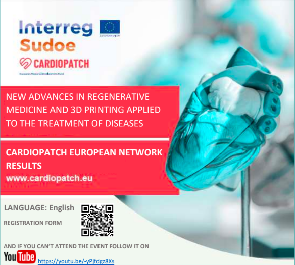 CardioPatch's tweet photo. Do you want to discover with us the results of #CARDIOPATCH?

The 18th of April we will present our scientific advances in an event in Pamplona that we will also broadcast via streaming.

🔍 Take a look at the programme in this thread 👇 https://t.co/DH6BPF3lqO