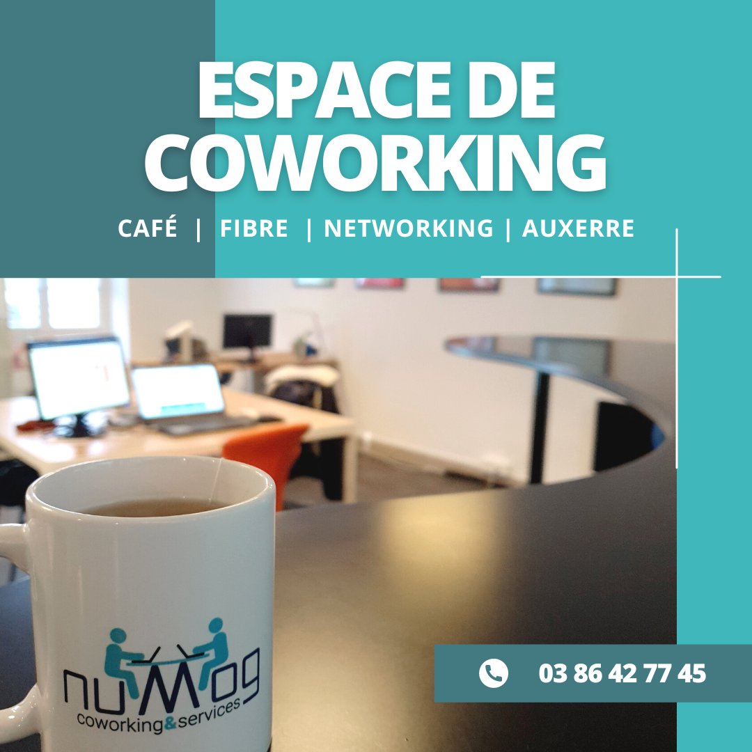 Pourquoi payer le loyer d'un bureau entier quand vous pouvez louer un espace de travail à la journée chez Numog ? Rejoignez notre communauté dès maintenant !
👉 numog.com/fr/

#coworking #coworkingspace #workspace #télétravail #yonne