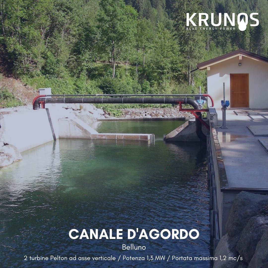 Krunos5's tweet photo. 💧⚡ @Krunos ha realizzato una centrale #idroelettrica, alimentata dalle acque del torrente Liera, che con l'utilizzo di due turbine Pelton ad asse verticale, è in grado di sfruttare al massimo le portate, anche nei periodi di magra. 

💨 La potenza installata è di 1,3 MW. https://t.co/Irc7ndAQMc