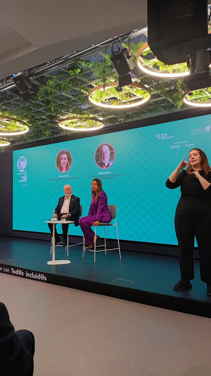 Hoy se presenta la guía de sostenibilidad y reputación de <a href="/wasaction/">WAS (Women Action Sustainibility)</a> y <a href="/CE4reputation/">Corporate Excellence</a>.
La fórmula de la #reputación según nos cuentan #AngelAlloza y <a href="/monicachaoj/">monica chao</a>
▶️ Criterios ESG
▶️ Oferta comercial
▶️ Resultados económicos
▶️ Innovación 
▶️ Liderazgo responsable