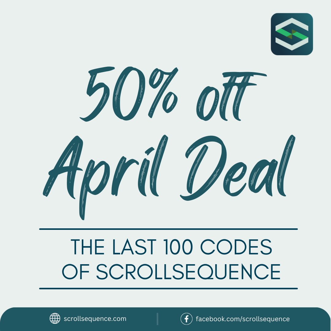 scrollsequence's tweet image. Get 50% off on the Scrollsequence Animation plugin and give your website a stunning scrolling effect. #Scrollsequence #APRILSale #WebDesign #DiscountOffer #LimitedTimeOffer #APR23SALE #50Off #UpgradeYourWebsite #StandOut #InnovativeFeatures