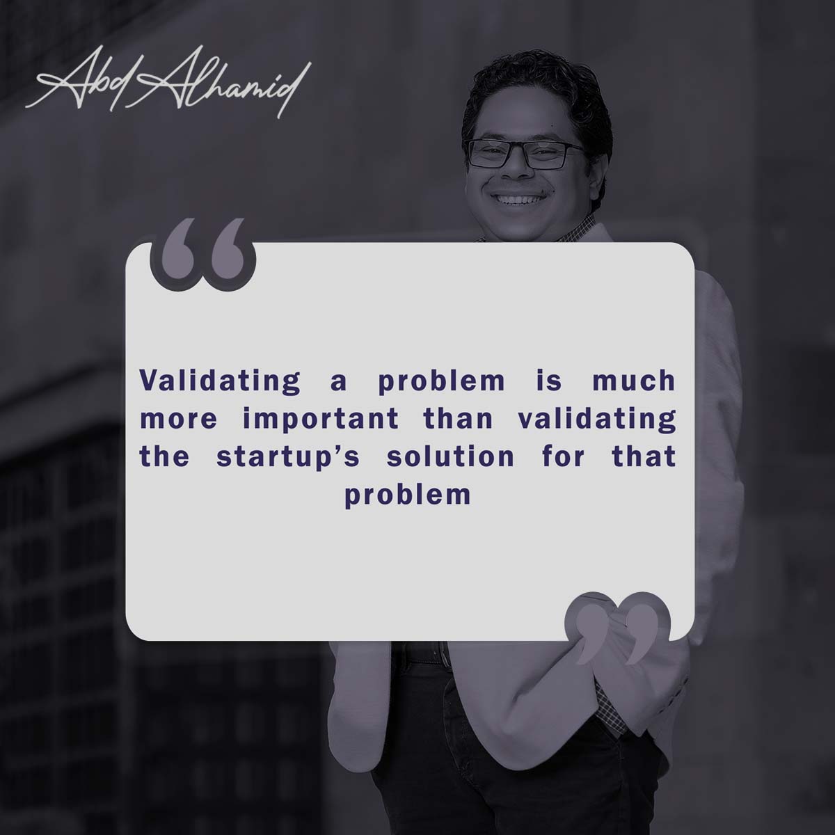 IamAbdAlhamid's tweet image. #AbdAlhamid #quotes #ProblemValidation #StartupValidation #Entrepreneurship #ProblemSolving #StartupSuccess