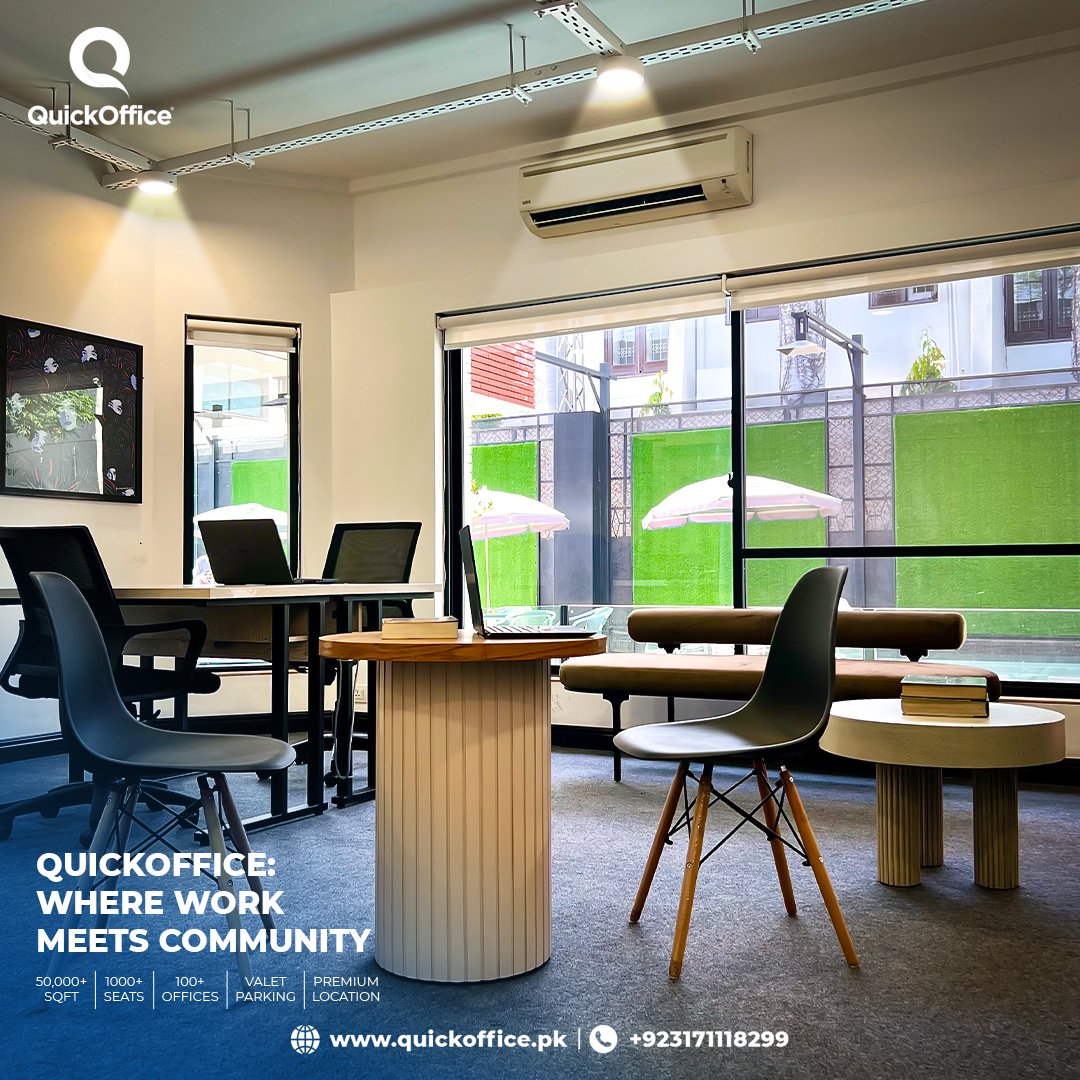 QuickOfficePak's tweet photo. Join our vibrant community of entrepreneurs, remote workers, and freelancers at QuickOffice.
Call or book a spot today 
📞 +92 317 1118299
📍29D Main Gulberg, Lahore
📍304 Upper Mall, Lahore
 #coworking #Lahore #Quickoffice #officegoals #workmadebetter #workspace https://t.co/ZAweJWXY3N
