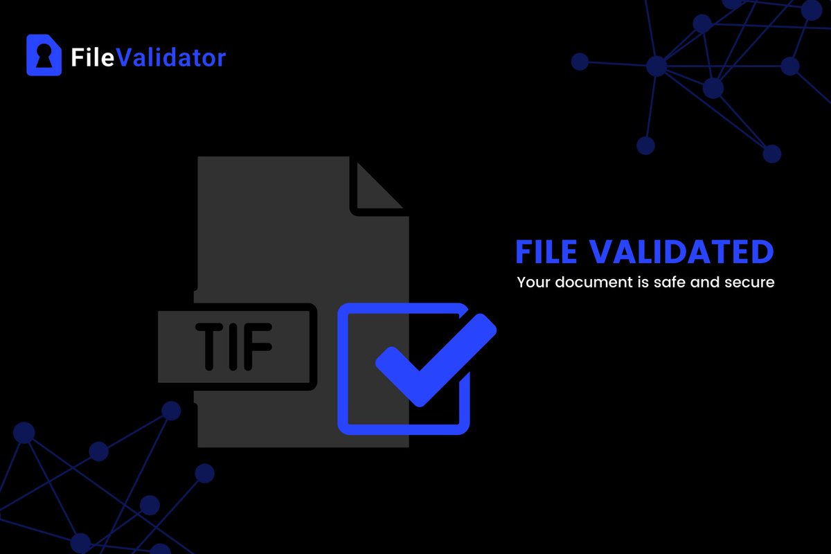 FileValidator's tweet image. 🛡️ Protect your files like never before! 

#FileValidator timestamps your documents on the blockchain using an ERC20 wallet and just 1 $VIDT per stamp. 

Don&apos;t wait, try it now: filevalidator.com