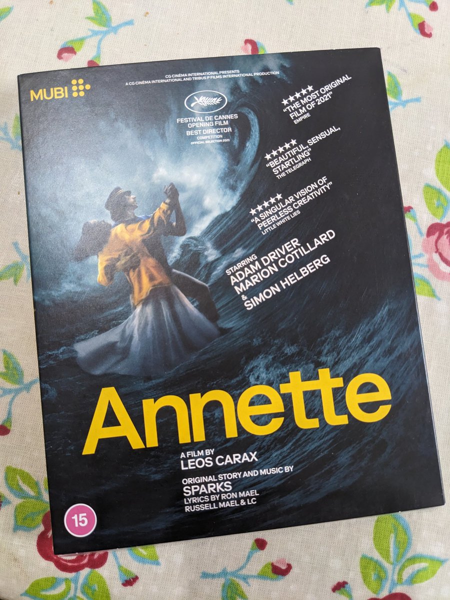 It's my birthday and my MIL got me Annette. So excited, I've never seen it before! (Please no one tell me MIL that I mostly just want to see AD sing while 🍽️😺)