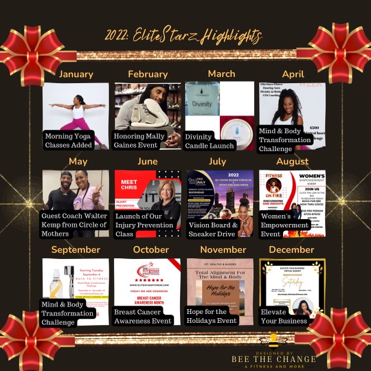 This is a recap of all the wonderful things we did last year.  I still can't believe it. I did it with my vision board and a plan.  Are you signed up for my virtual vision board event?   Click this link to learn more,  elitestarzfitness.com/quarterlyvisio…