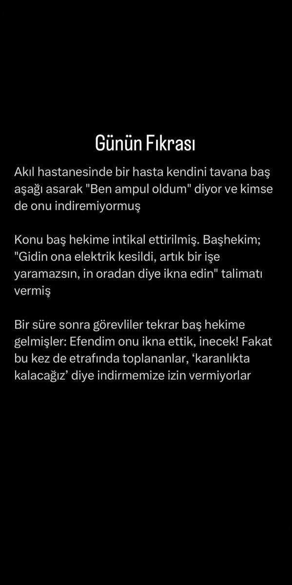 Kısa bir fıkra #Secim2023