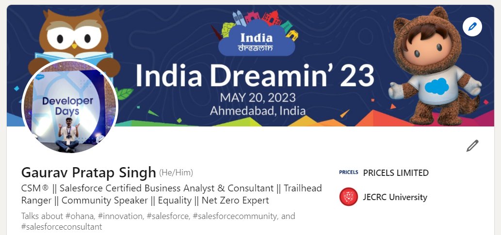 Gaurav Pratap Singh (@gauravp_singh) on Twitter photo <a href="/sfindiadreamin/">India Dreamin</a> Here's a cute one. 💙
#indiadreamin23
#Astro #Networking #Learning #Salesforce <a href="/sfindiadreamin/">India Dreamin</a> Here's a cute one. 💙
#indiadreamin23
#Astro #Networking #Learning #Salesforce