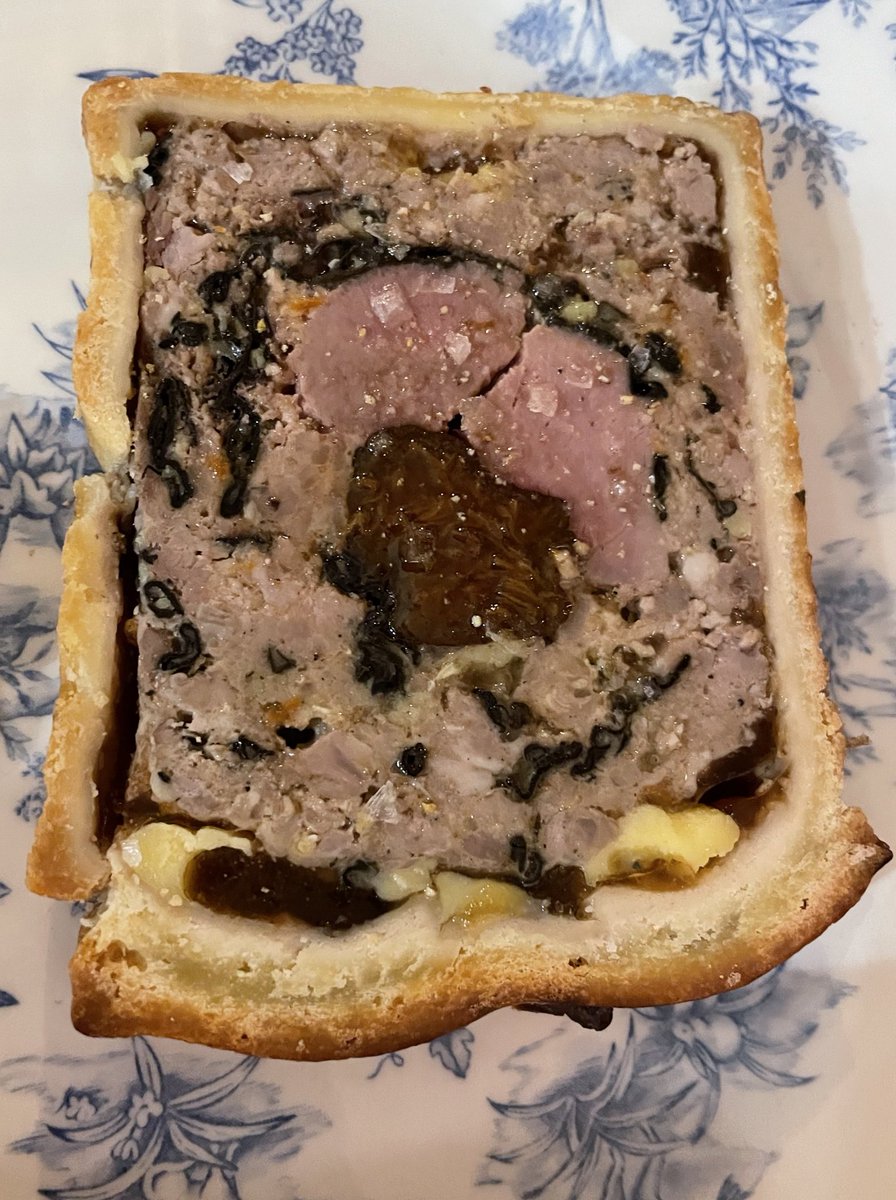 eatinglasvegas's tweet photo. Dinner at one of Parisโs haute bistros: #LeBonGeorges #pateencroute #sweetbreads #babaaurhum https://t.co/fg05bS4je6