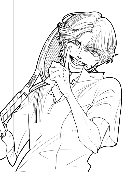 表紙線画 
