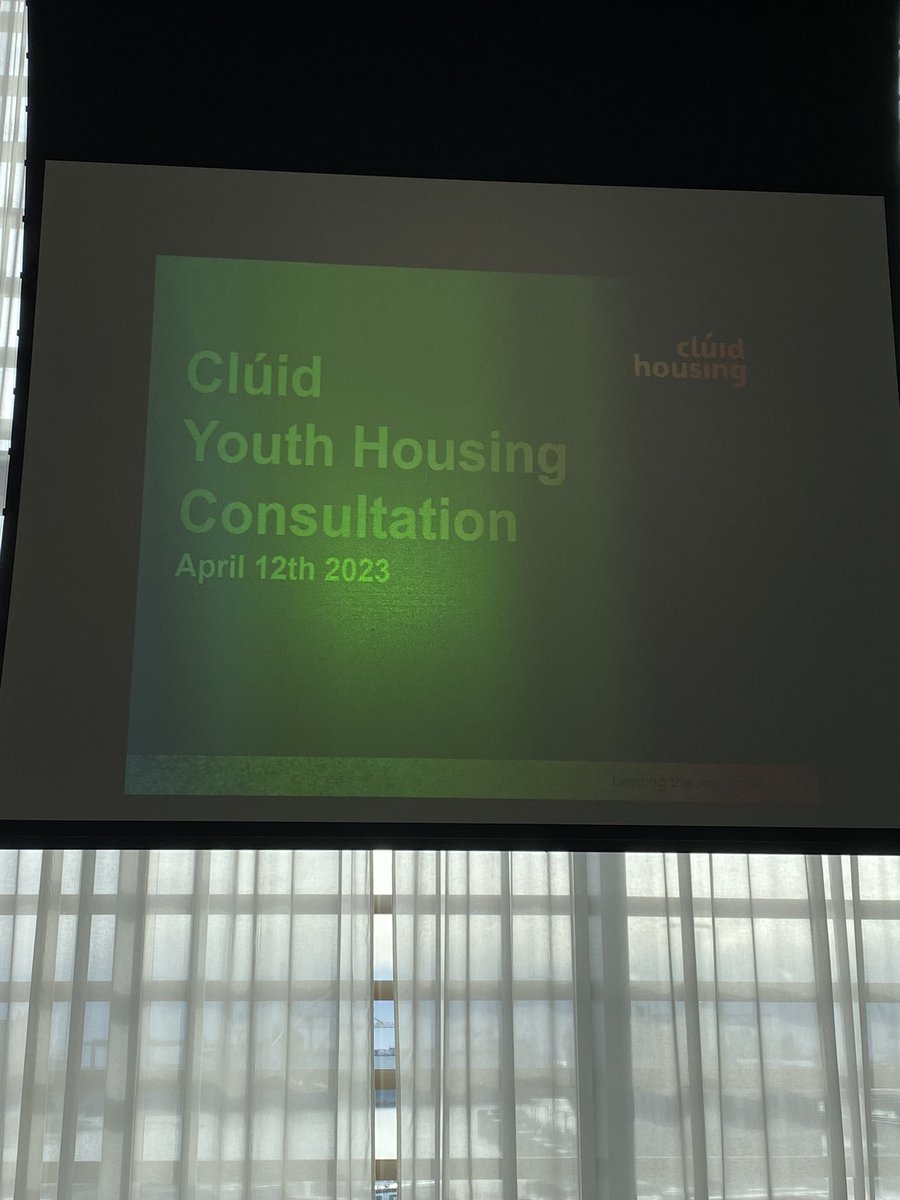 ywirl's tweet photo. Great cross sectoral gathering on youth homelessness today at @CluidHousing Youth Housing Event, prevention key say @DeptHousingIRL https://t.co/NIWf3qEFxf