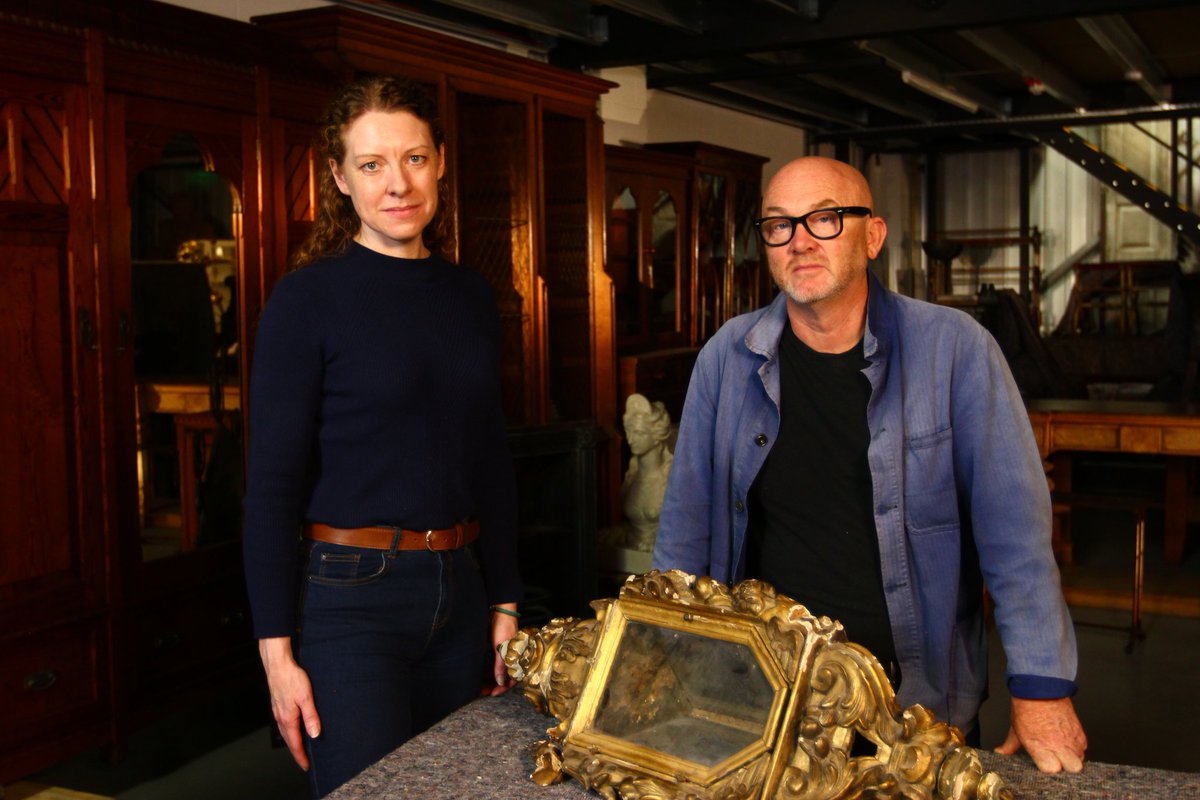 Tonight at 9pm on Quest, The Restorers. I restore an Italian giltwood lantern for Drew. Also Ted and Martin doing their restorer magic. S6E2 #TheRestorers @TedEdley @mlworkshop @DrewPritchard @RagAndBoneBros @QuestTV @discoveryplusUK