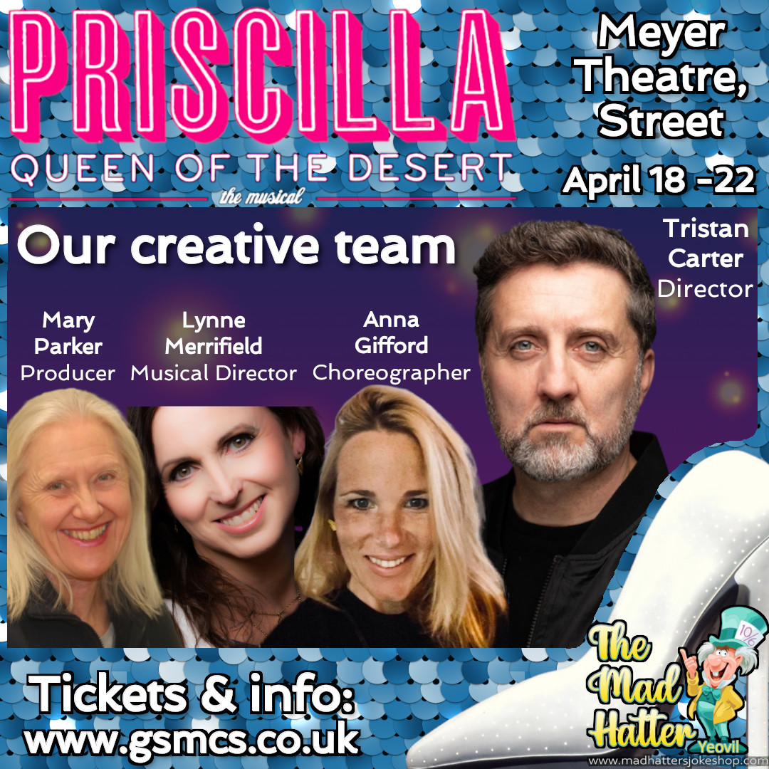 GSMCSociety's tweet photo. Meet our wonderful creative team, supported by an even more fabulous team behind the scenes...

🚌 PRISCILLA, QUEEN OF THE DESERT
🗓️ April 18 - 22 in Street
💷 Tickets from £12

Grab your tickets today: https://t.co/Z6NAA3ugXr

#theatre #Priscilla #QueenOfTheDesert #DragQueens https://t.co/964gubmWft