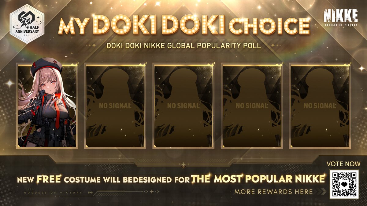 Doki Doki NIKKE Global Popularity Poll】Participate on this event via mobile  or PC versions! - Let the best NIKKE win :D : r/NIKKEGoddessofVictory