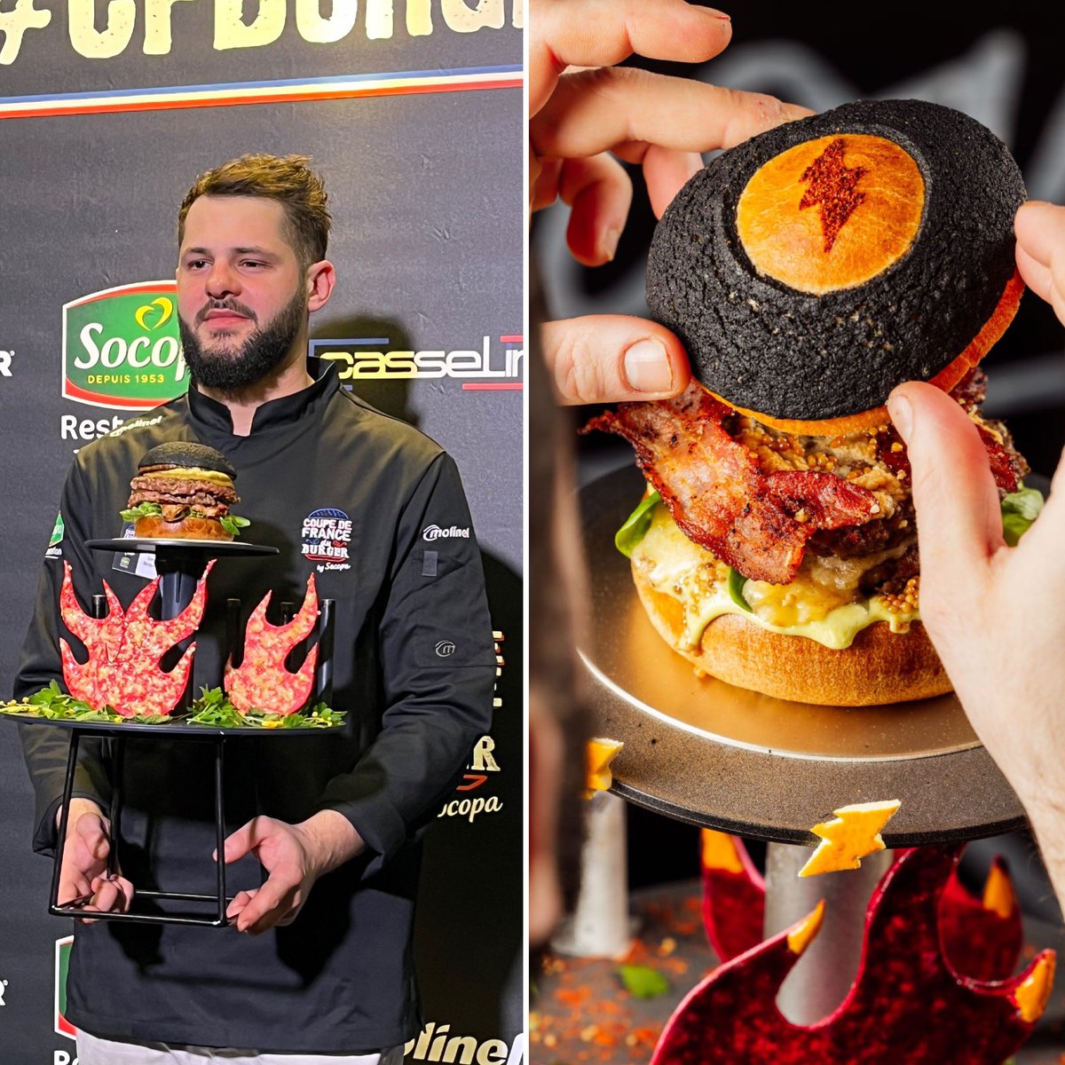 CFBurger_Socopa's tweet image. REMISE DES PRIX ÎLE DE FRANCE 2023

🥇Cédric Albaret avec le Tequila 

🥈Timothée Clavier avec The Blaze

🥉Anthony Pautrat avec The Who 

Rendez-vous à 16h30 pour la finale nationale ! 

#cfburger