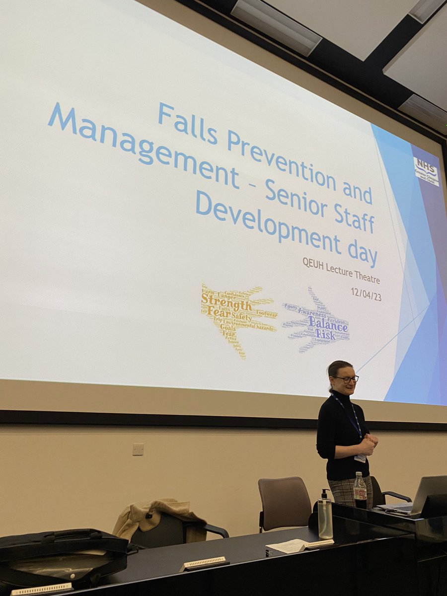 ShonaNYB's tweet photo. First of the Falls Prevention &amp; Management Senior Staff Development days underway at QEUH 🫱🏼🫲🏽@NHSGGC @ElMcl14 @laura_dyane @AlisonP007 thank you @joanmarie500 👏🏽 places still available for North (19/04) &amp; Clyde (15/05) book your place on eESS 🤩 https://t.co/klasqx3w1X