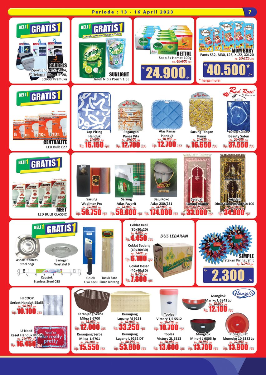 hariharips's tweet photo. Promo KJSM Halaman 5 – 8 Periode 13 – 16 April 2023  berlaku di seluruh cabang HARI HARI Pasar Swalayan, kunjungi cabang terdekat kami &amp; selamat berbelanja. https://t.co/IKxQ0tmbqs
