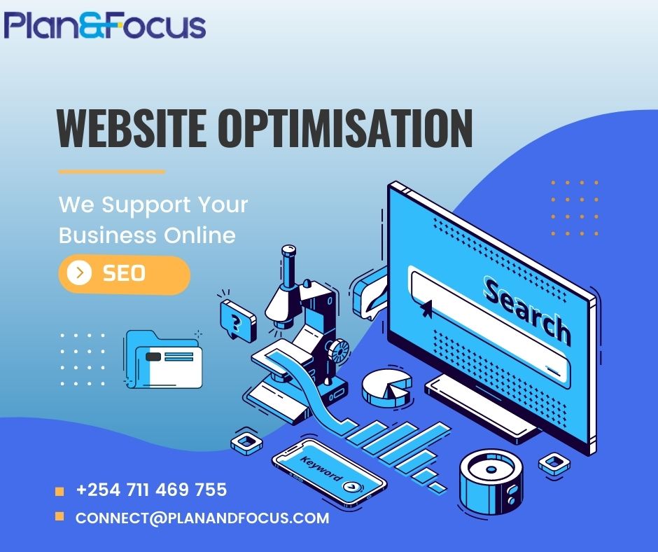 In today’s business economy, it is inevitable to optimise a website to drive more traffic &amp; use it as a tool for conversions. Some ways to leverage SEO is publishing regular content, using relevant keywords &amp; using Alt tags on images.
#planandfocus #PR #SEO #websiteoptimisation