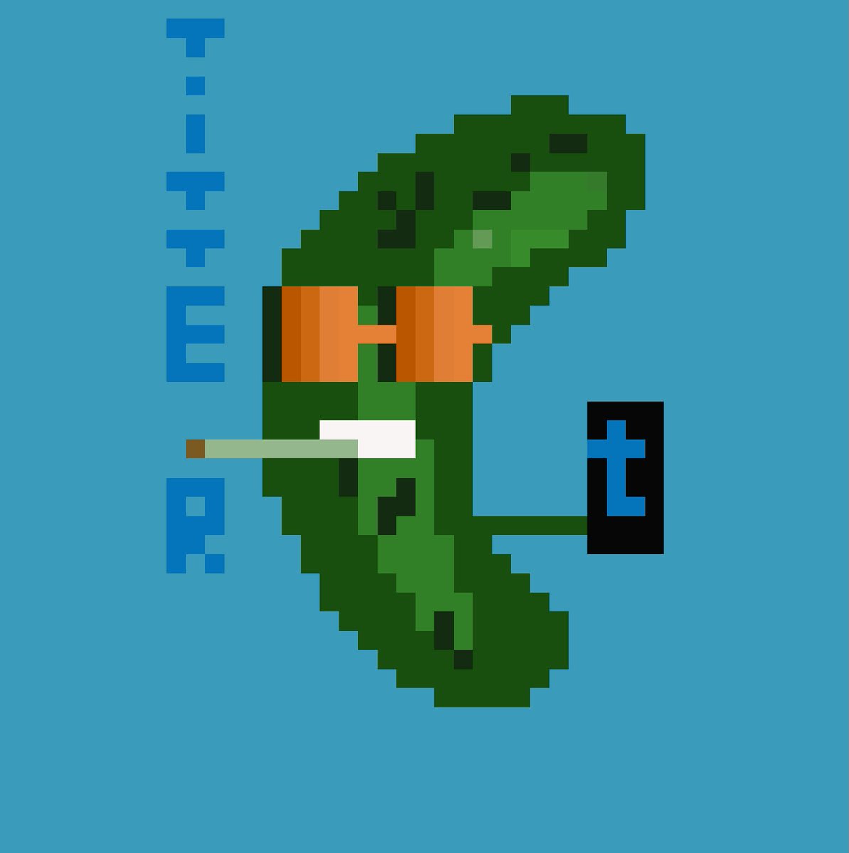 Titter Pickle just poped out of the Jar and is getting ready for 4/20 🫙 Are you ready?
<a href="/elonmusk/">Elon Musk</a> 

🥒 t.ly/IjwB3 🥒 <a href="/paint_swap/">paintswap</a> 

#fantom #fantomnft #nftpixel #NFTCommunity #titter #nftpixelart #cryptoart #nftartist #elonmusk #pixelart #NFTs $ftm $brush