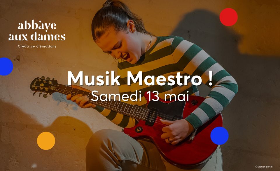 Abbayeauxdames's tweet photo. 🔥 Musik Maestro ! L’Abbaye ouvre grand ses portes aux mélomanes et aux musiciens amateurs pour une soirée unique de partage avec le public.

Plus d'infos : https://t.co/GzTJ8yQeEO https://t.co/dEkqglToCe
