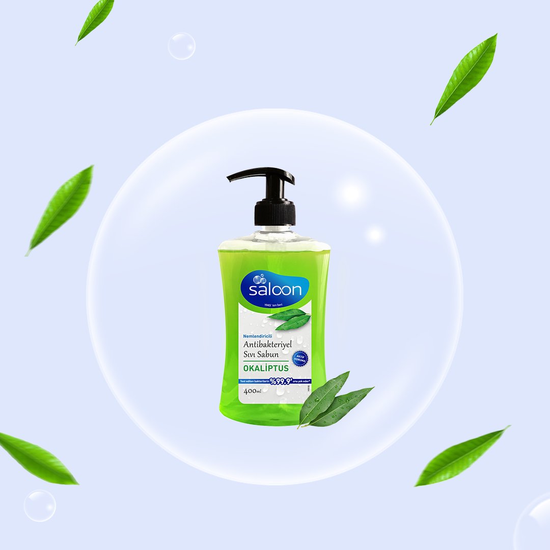 Bakterilere karşı %99.9 oranında hijyen sağlayan formülü ile Saloon Sıvı Sabun Antibakteriyel Okaliptus şimdi komsu.com’da.

#Saloon #DoğanınSanatınıKeşfet #Sabun