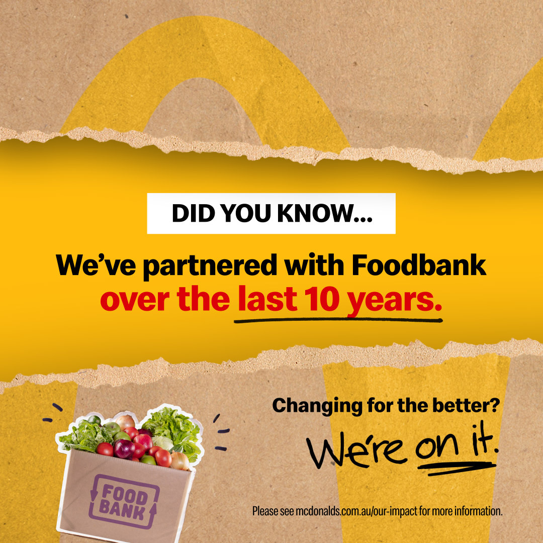 McDonald's Australia on Twitter "Behind the Arches We've partnered