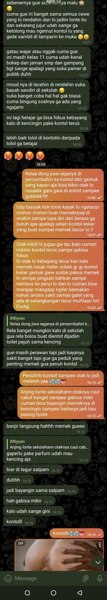 xriyyan's tweet photo. Memek anak sekolahan lagi lagi sange ga ketolongan 💦💦👅 https://t.co/JGJl8xbzNC