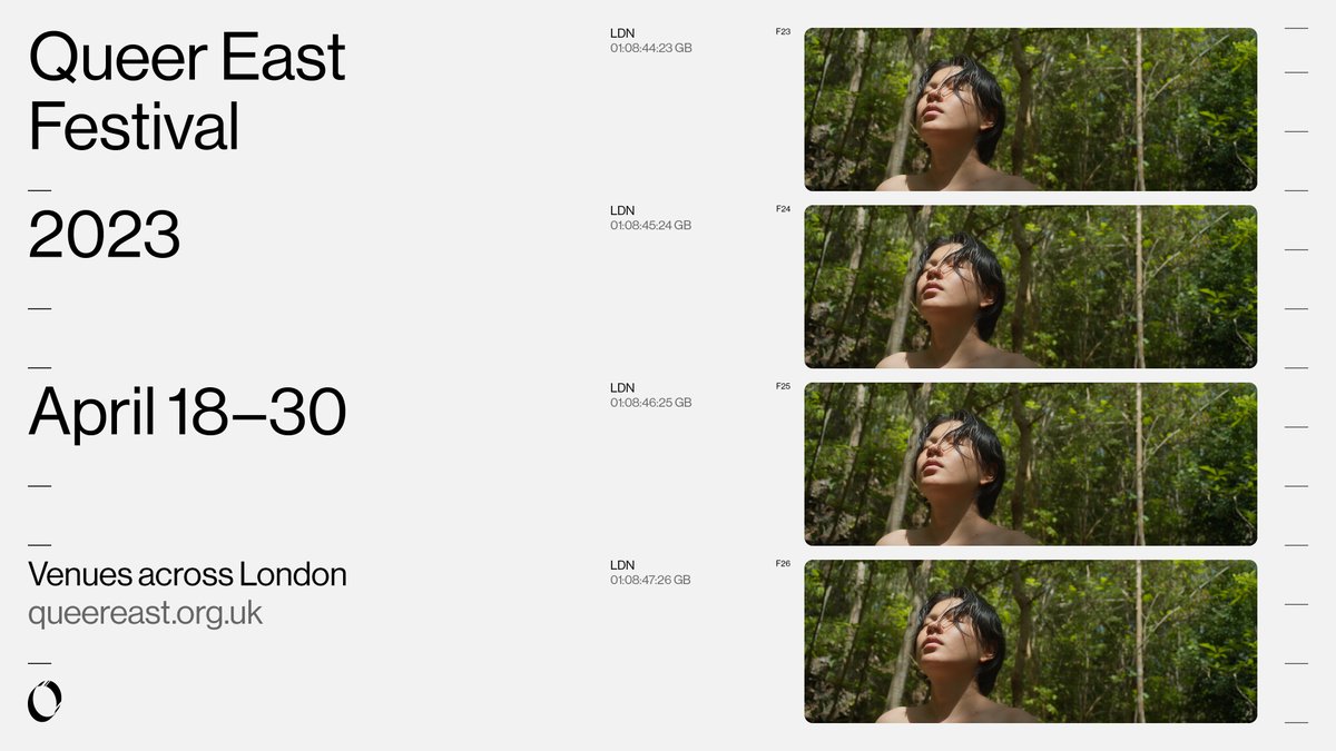 Full programme announced for <a href="/QueerEast/">Queer East</a> Festival 2023, showcasing boundary-pushing LGBTQ+ cinema, live arts and moving image work from East and Southeast Asia. 

From April 18th to 30th in venues across London, discover the line-up: cutt.ly/queereast2023