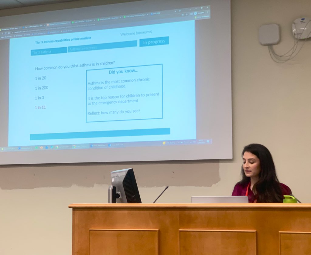 Today East of England paediatric registrars are doing their Tier 3 asthma training as part of their regional teaching: brilliant idea! <a href="/Sara_W257/">Sara W</a> is kicking off the day by reminding us just how important it is that we get this right <a href="/BeatAsthmaUK/">BeatAsthma</a>