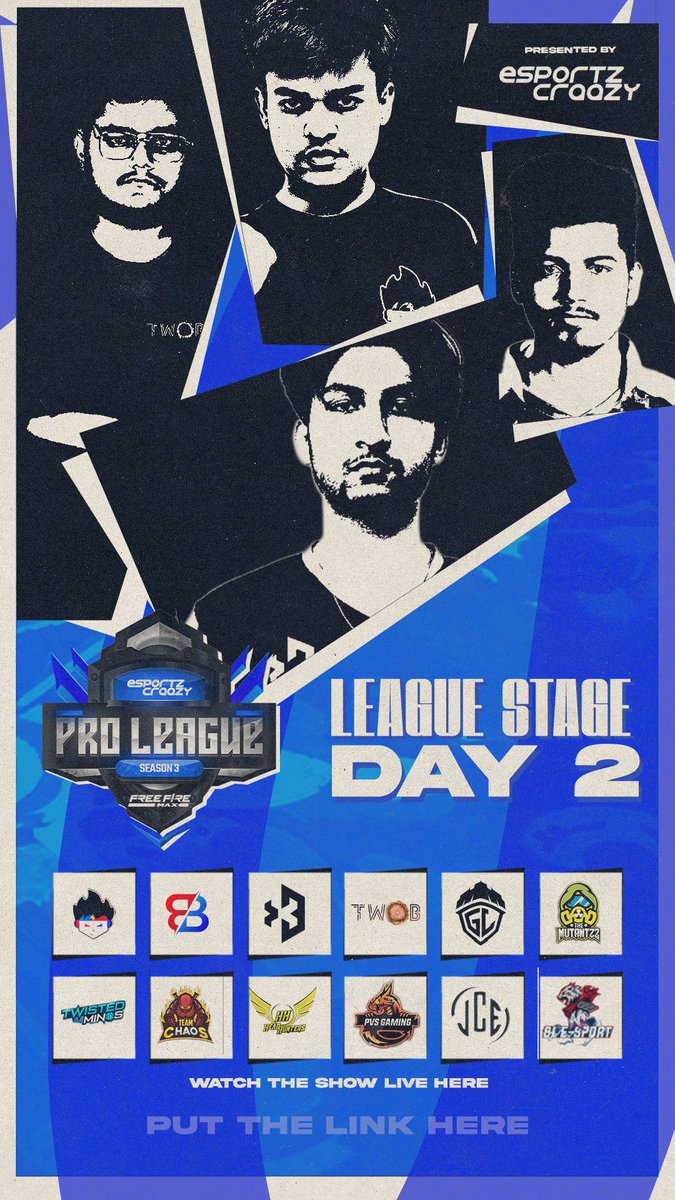 esportzcraazy's tweet photo. It's Day 2 of #esportzcraazy Freefire Max Pro League S3!

Tap the link below to watch live 👇

https://t.co/ZqK19ky7rg

#sportzcraazy #freefiremax #freefirelive #freefiretournament #freefiremaxproleague #esportsindia #esportsteam #eaportscommunity #bgmi #freefirecommunity https://t.co/5ocewKU87n