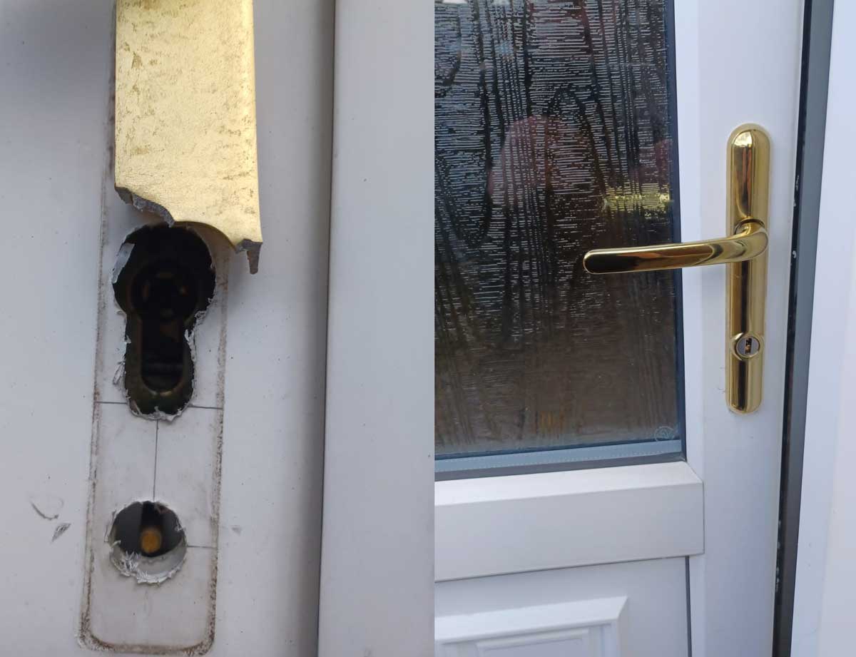 SheffLOCK's tweet image. Lock snapping in Killamarsh today. Make this type of burglary a thing of the past with 3-star Ultion locks paired with a 2-star accredited door handle #Sheffield #Rotherham #Chesterfield shefflock.co.uk/ultion-lock.ht…
