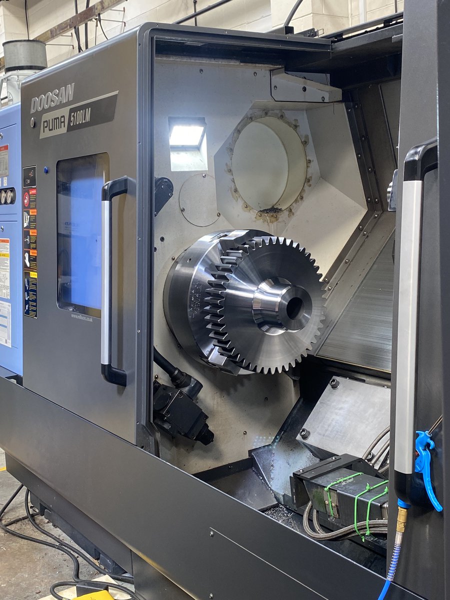 A pivotal factor in our success has been our commitment to investing in advanced machinery, like the @MillsCNC #Doosan PUMA 5100LM. 

As well as heavy-duty turning operations, we have a full plantlist here: bit.ly/3Esaoe4 

#CNC #PrecisionGears #Gears #Industry #UKMfg