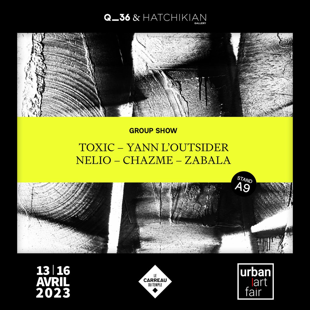 Retrouvez Quai 36, en collaboration avec Hatchikian Gallery, du jeudi 13 au dimanche 16 avril 2023 à l'<a href="/urbanartfair/">Urban Art Fair</a>, pour découvrir les artistes et participer à la riche programmation de cette 7ème édition.

📍Halle du Carreau du Temple, Paris

#quai36 #Urbanart #evenement