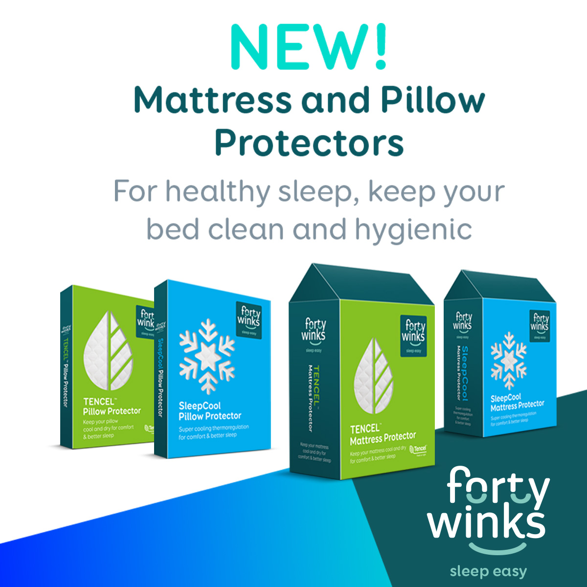 mojobedsSA's tweet photo. Introducing our new range of Forty Winks Mattress & Pillow Protectors!❄️❄️❄️
Shop the Forty Winks SleepSmart Power+ & get your FREE Forty Winks SleepCool Mattress Protector!
While stocks last! - https://t.co/LI2pzVl2Es
#TheBedStore #FortyWinks #MattressProtector #PillowProtector https://t.co/1d2wb8ZiYD