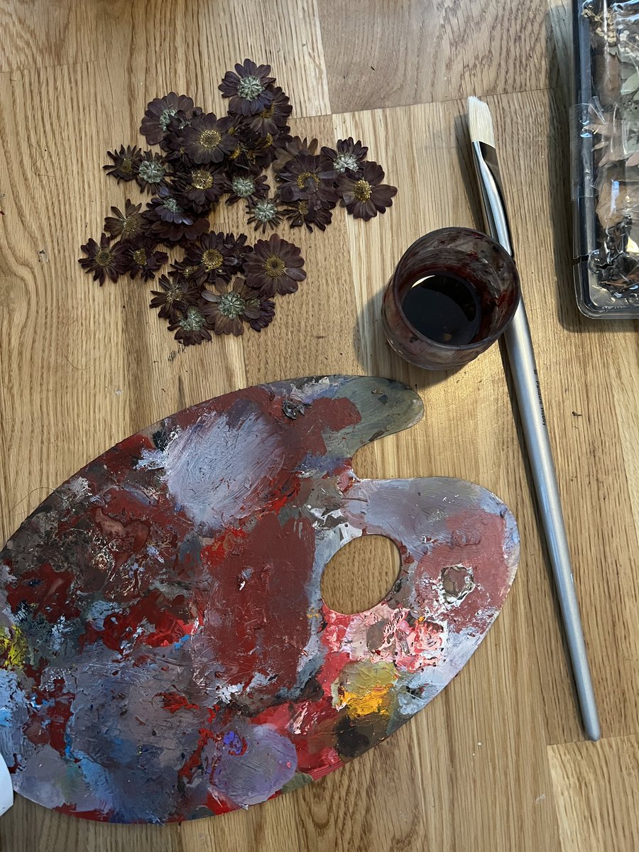 Good morning from the studio 🖤
I’ve been a little out of twitter, but I’m back with good news!

On April 15 I will show “Dissolving Self” at <a href="/versegalleryNFT/">Verse</a> and online ✨

My solo show “The Garden of Transcendence” is scheduled on May 26 in Oslo 👩🏻‍🎨