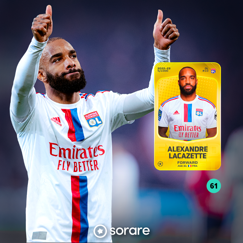 OL's tweet photo. Découvrez le TOP 3 @Sorare du mois de mars ! 🔴🔵

Ce mois-ci, on vous fait gagner la carte 𝑳𝒊𝒎𝒊𝒕𝒆𝒅 dédicacée de Bradley Barcola !

Pour participer :
☑️ Follow Sorare
☑️ Follow OL
☑️ RT le post

👉 TAS le 14 avril !