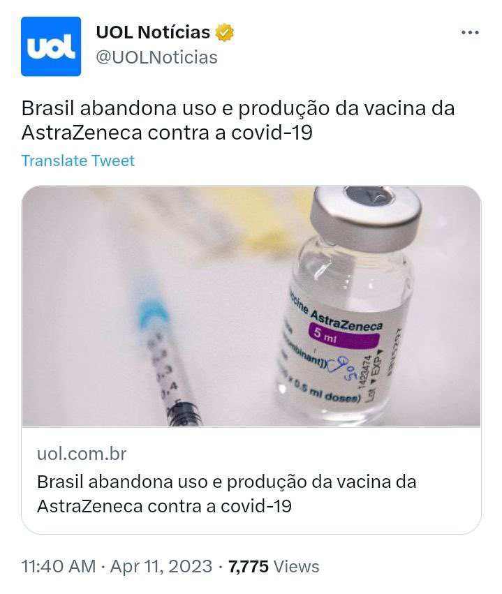 A vacina Astrazeneca foi suspensa na Europa há 2 anos, justamente pelos motivos apontados aqui: “O motivo da decisão é o risco aumentado de trombose, principalmente em mulheres.”

Publiquei todos os estudos que mostravam as evidências dos danos causados pela vacina. O consórcio