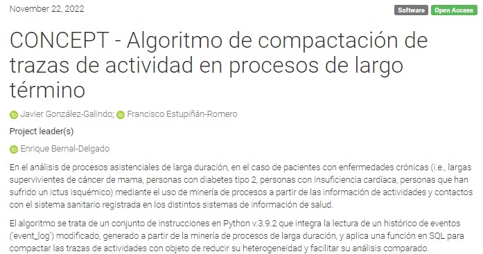RICAPPS_Red's tweet photo. La compactación de trazas facilita el descubrimiento visual de procesos asistenciales crónicos de larga duración al reducir la heterogeneidad y disminuir la complejidad de los mapas de procesos #RWD #ProcessMining #ProyectoCONCEPT @atlasvpm, @iacs_aragon 
https://t.co/LWNP4t7xvc https://t.co/McbM4TKJdO