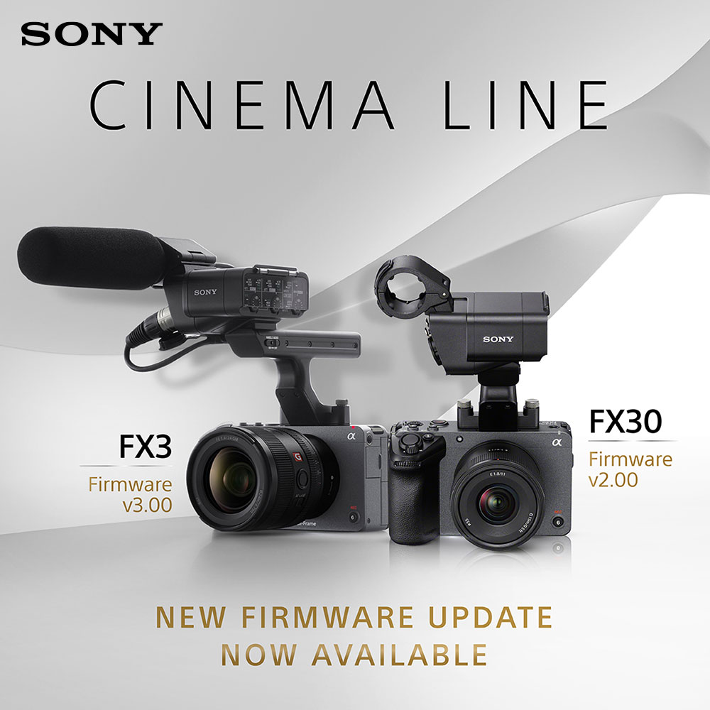 Sony India on Twitter: "📢 NEW FIRMWARE UPDATE for Sony #FX30 and #FX3