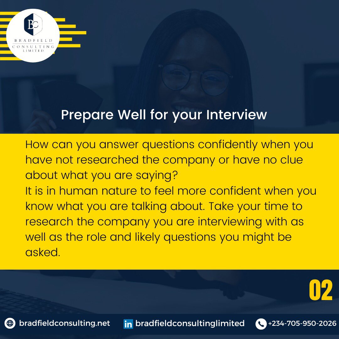 B_FConsulting's tweet photo. Recruiters do not only use your technical skills as criteria but your soft skills and poise do matter a lot when you get on the sit with them during an interview. 

Learn to take fear off your mind and appear more confident before an interview. https://t.co/ksUzu1NbCh