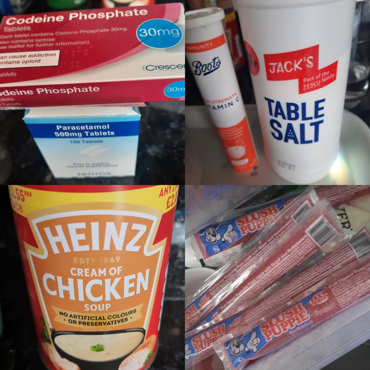 Current tonsillectomy recovery diet... tough time. I'm glad I booked holiday.  Positive vibes no more tonsillitis ever ✨️ #tonsillectomy #roughrecovery