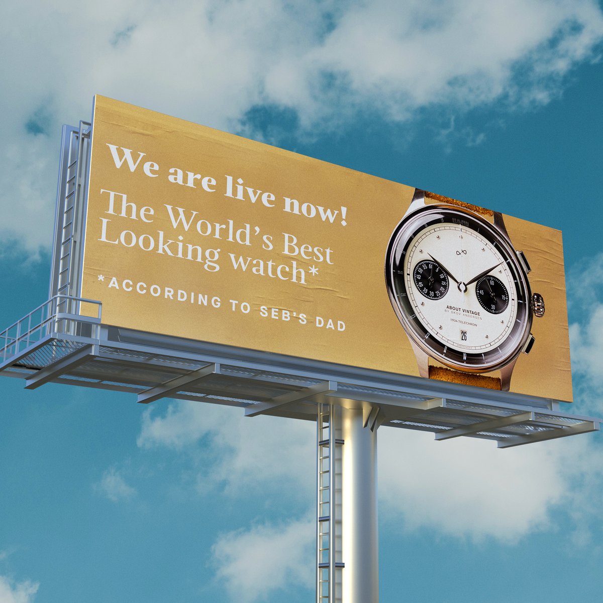 NOW Launching - The world’s best looking watch… At least if you ask us!

1934 TELECHRON!

BUT in limited stock. DON’T miss out!

Order now and get at free strap, watch pouch and engraving included.