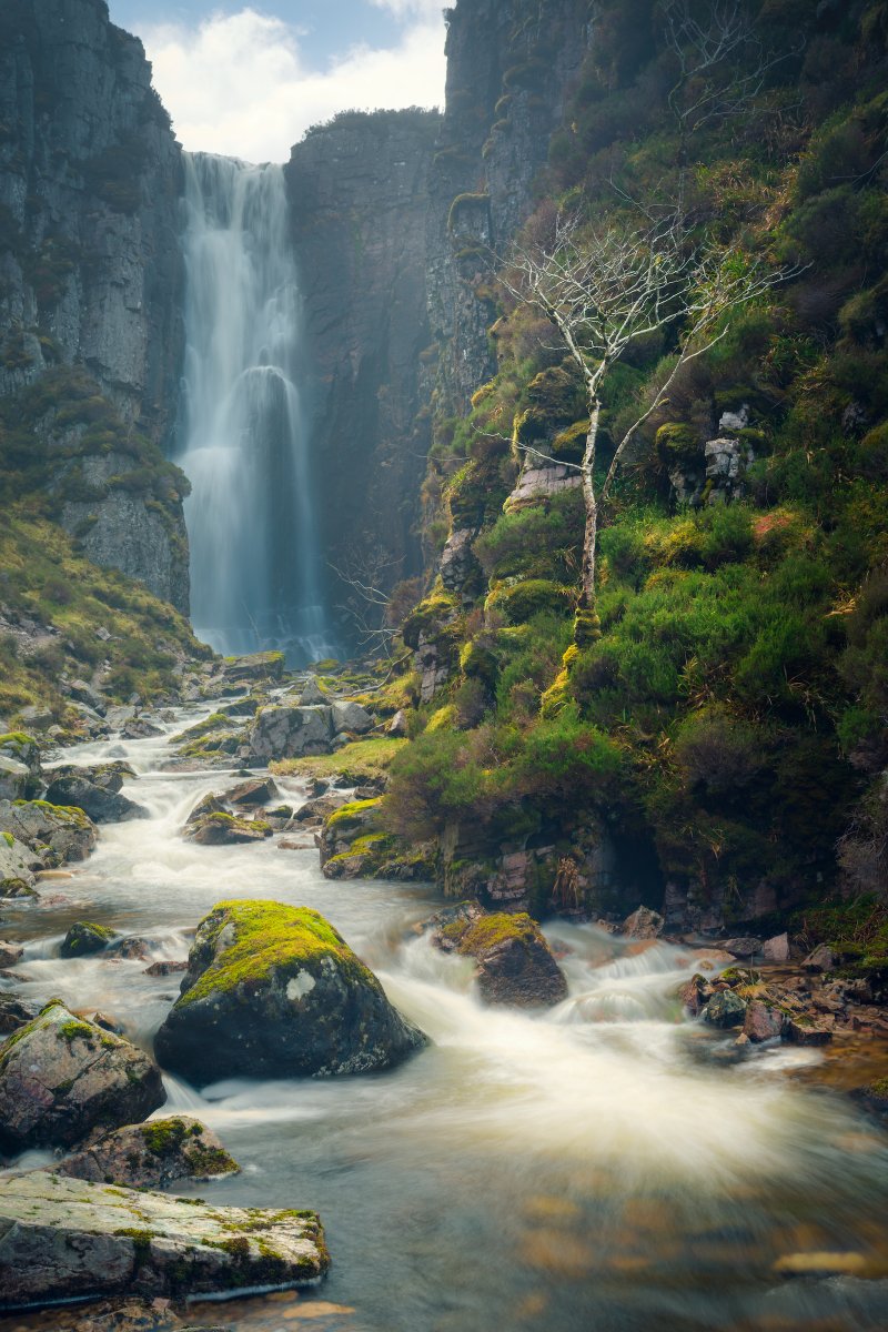 The 'Wailing Widow' falls #Assynt #Scotland #Highlands damianshields.com